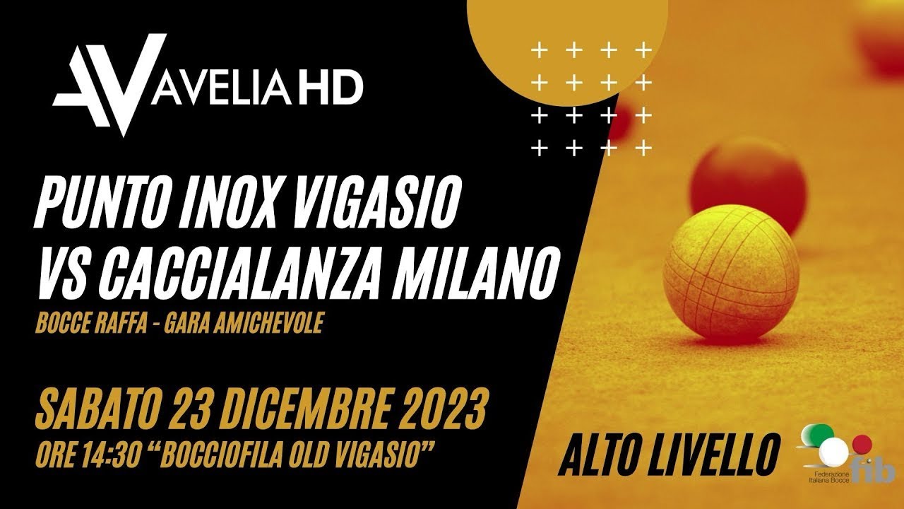 PUNTO INOX VIGASIO VS CACCIALANZA MILANO - TROFEO DI NATALE