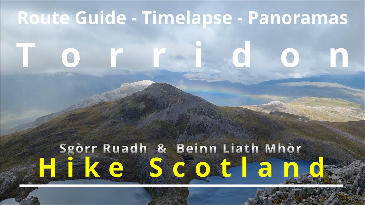 039 Sg&ograve;rr Ruadh & Beinn Liath Mh&ograve;r, Torridon, Scotland. Mixed weather, incredible views on summit!