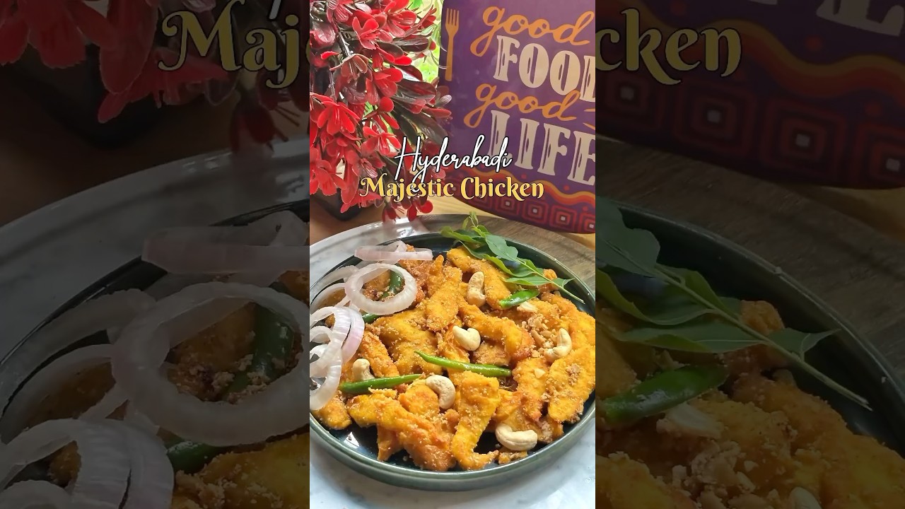 Zero Oil Chicken Starter Recipe - Hyderabadi Majestic Chicken #airfryer #recipes #snacks #monsoon