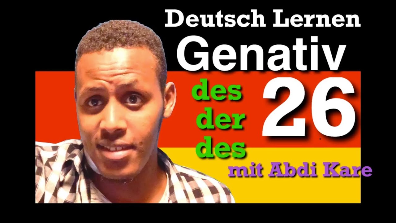 Barashada Luuqada JARMALKA lesson 26 ( Genativ ) mit Abdi Kare