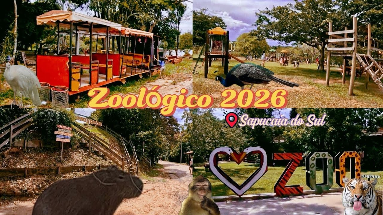 Zoologico de Sapucaia do Sul RS [Vídeo Completo]