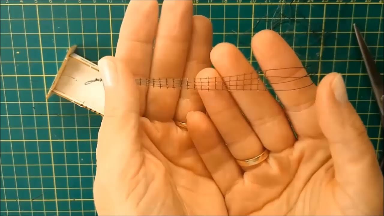 How to make shrouds and ratlines - Jak zrobić wanty i wyblinki