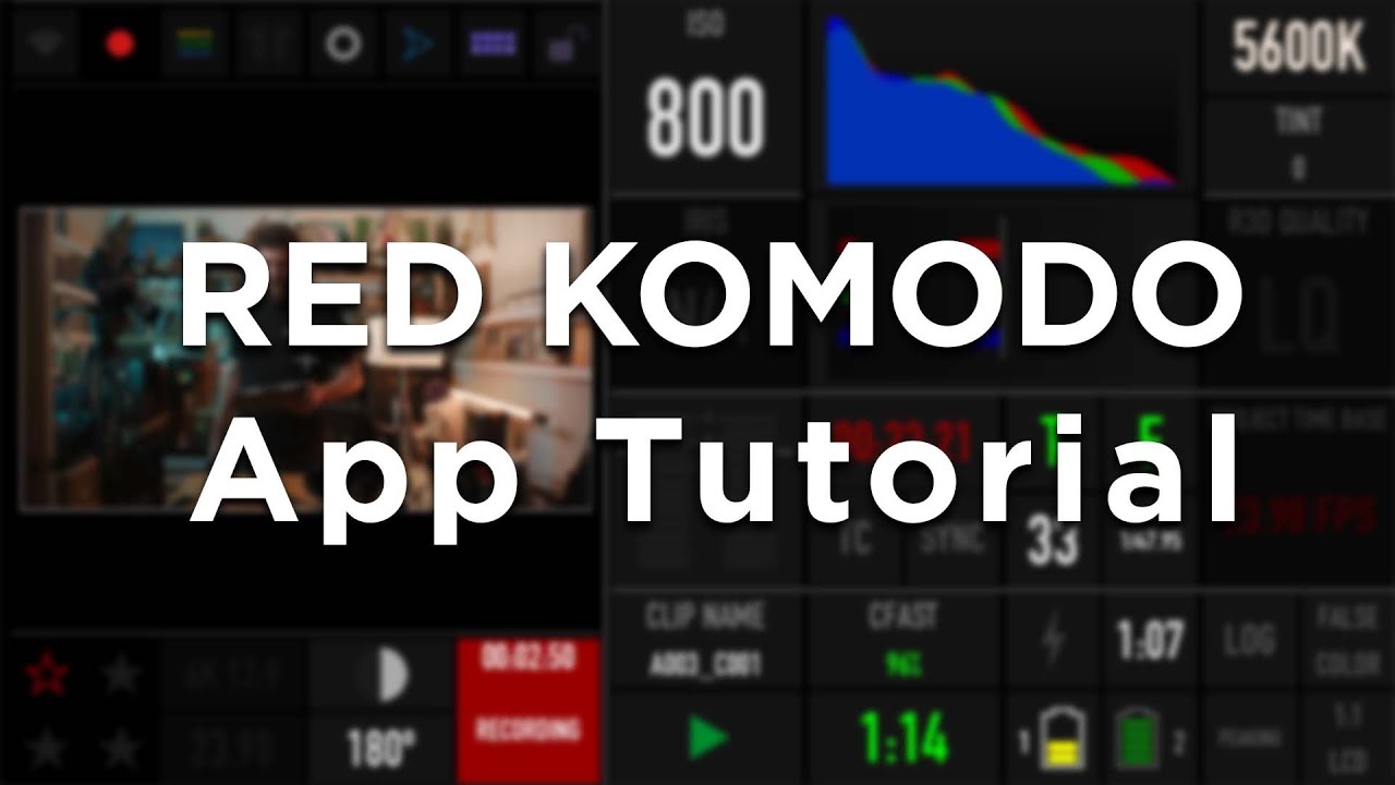 Руководство по приложению Red Komodo