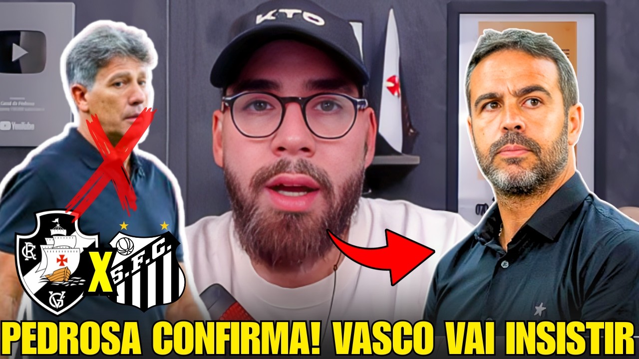 PEDROSA VAZOU NEGOCIAÇÃO DO VASCO! O VASCO AINDA NEGOCIA COM ARTUR JORGE! ULTIMAS NOTICIAS DO VASCO