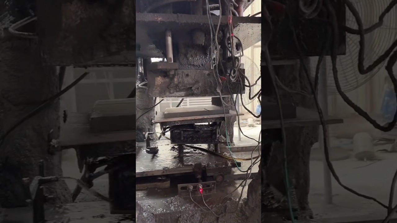 Water-polished floor tile production process - good tools and machinery make work more efficient