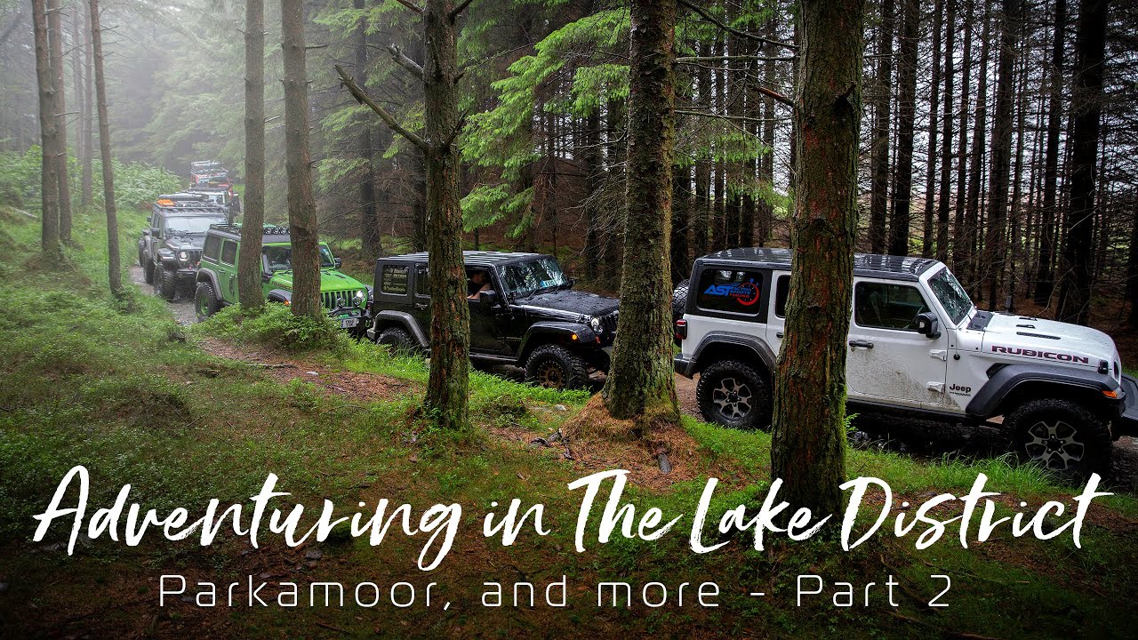 Green Laning in The Lake District - Part 2 | Jeeps, a Jimny and a discovery do Parkamoor and more