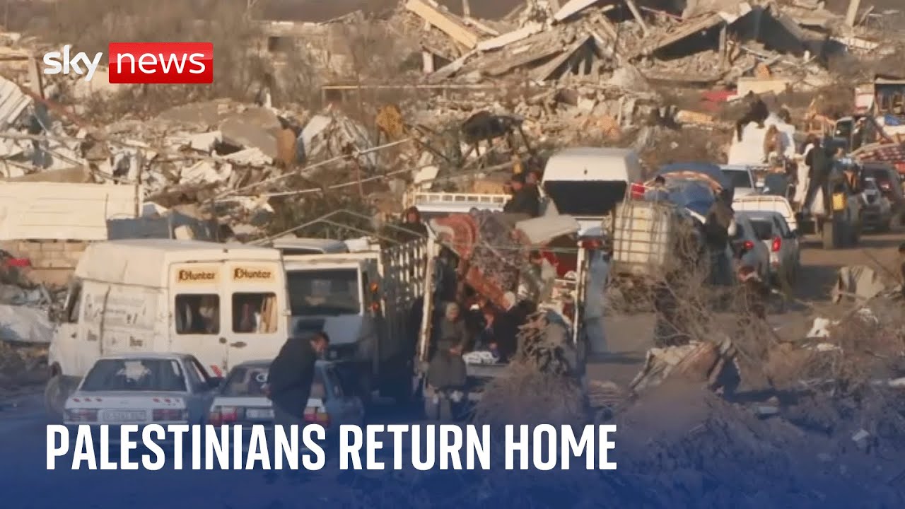 Palestinians return to northern Gaza through key corridor