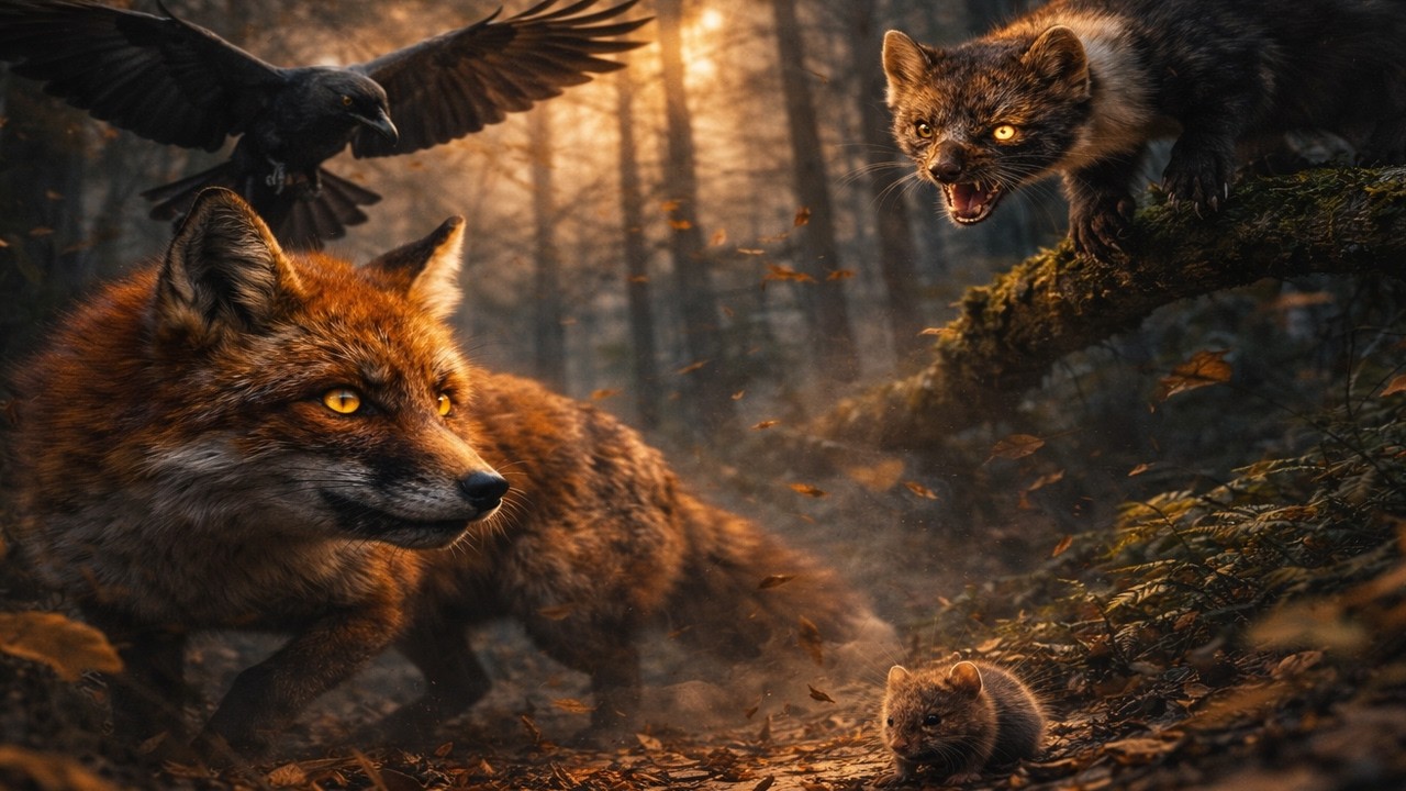 🌲🦊 Les Prédateurs et Habitants Secrets de la Forêt | Faune Sauvage & Vie Cachée