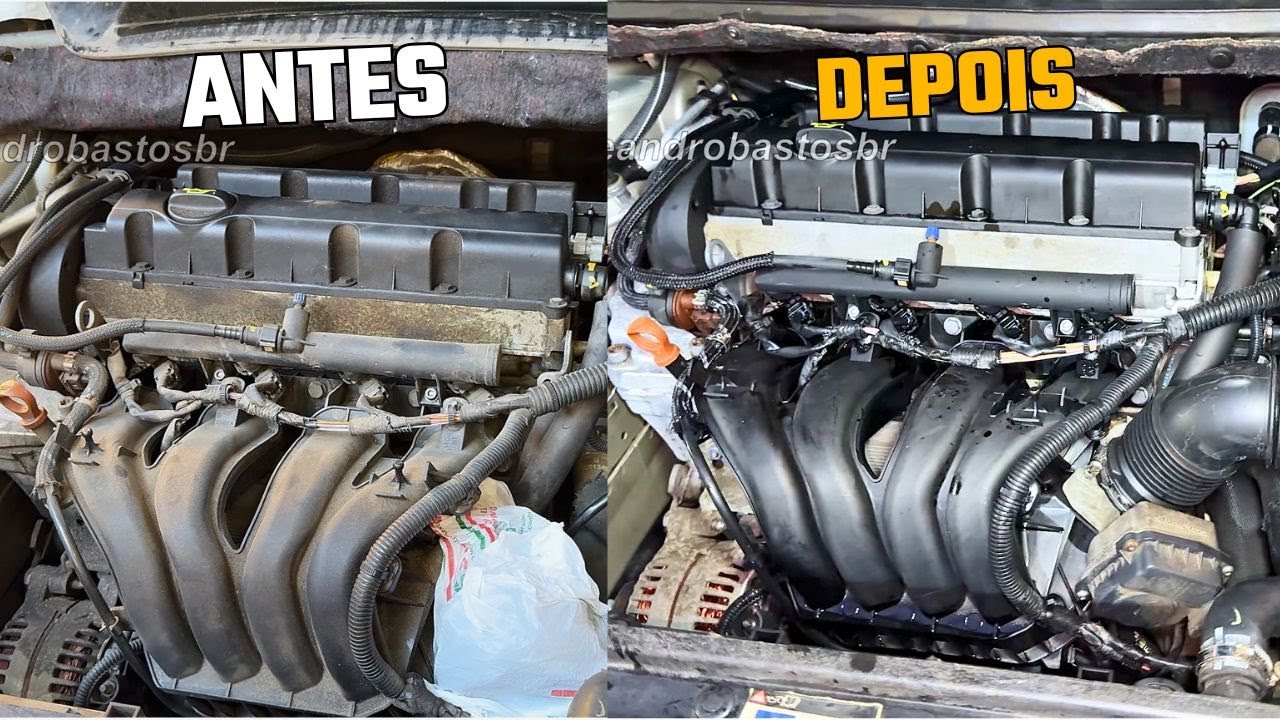 Lavei o Motor do Peugeot com Água! Será que Deu Certo?
