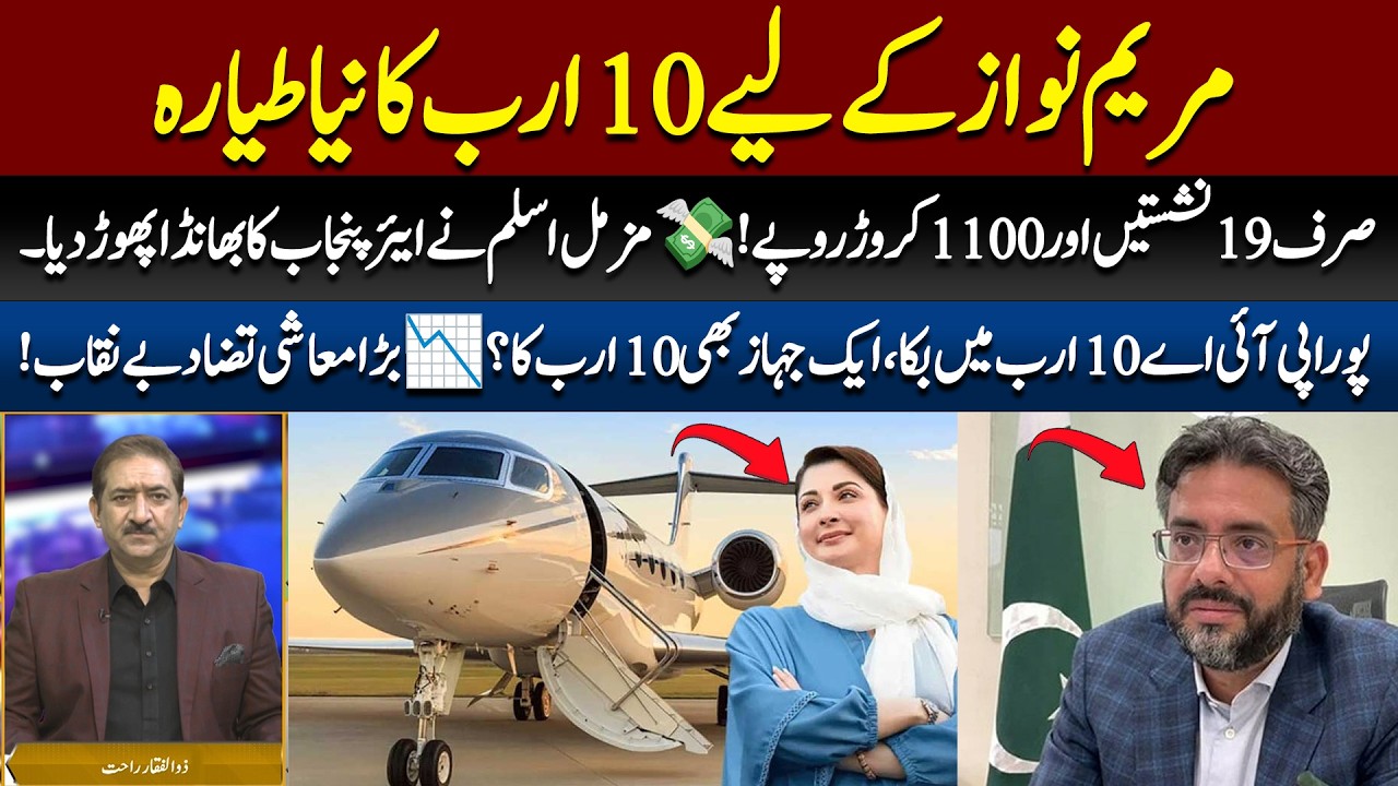 A $10 Billion Jet for Maryam Nawaz! 🛩️ Luxury at the Taxpayer’s Expense?