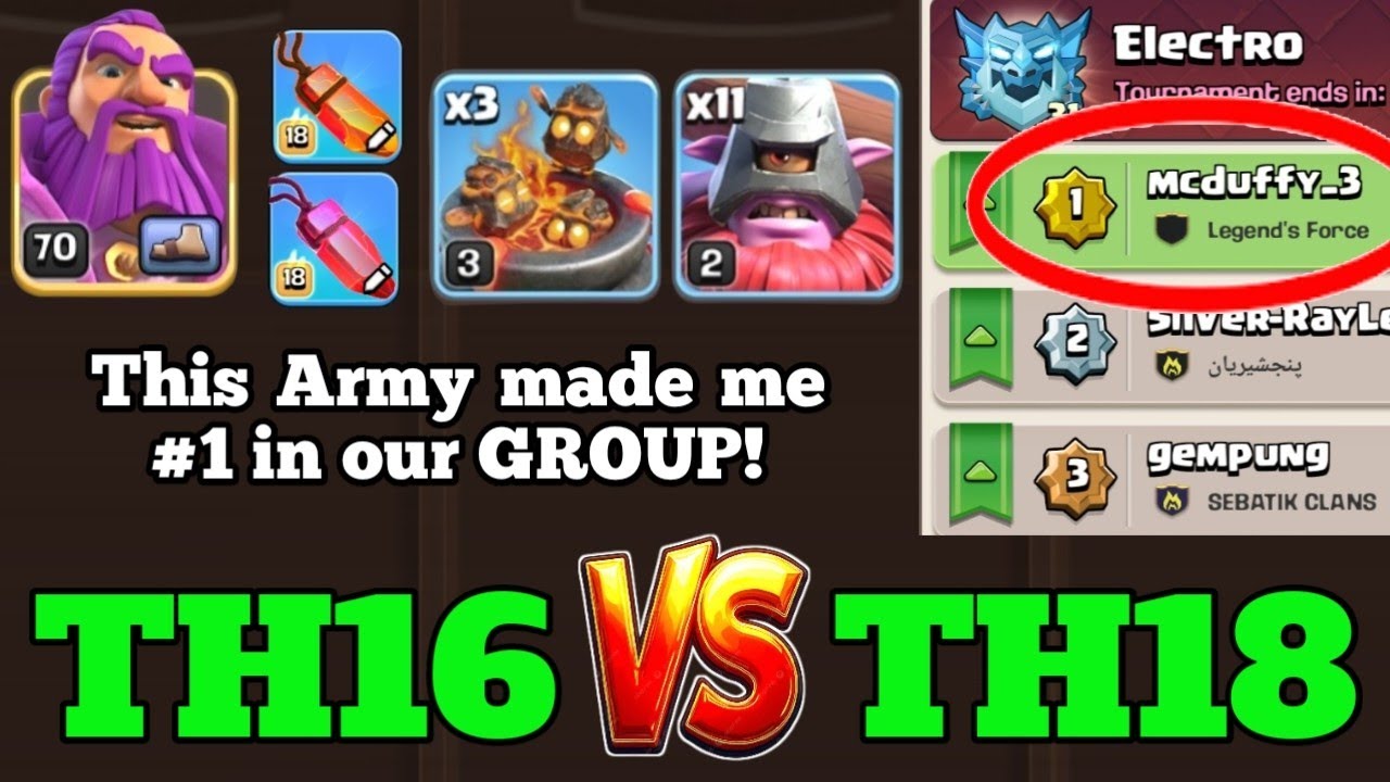 2026 TH16 vs TH18 after update: Another FORBIDDEN army to ABUSE VS Higher bases (Clash Of Clans)