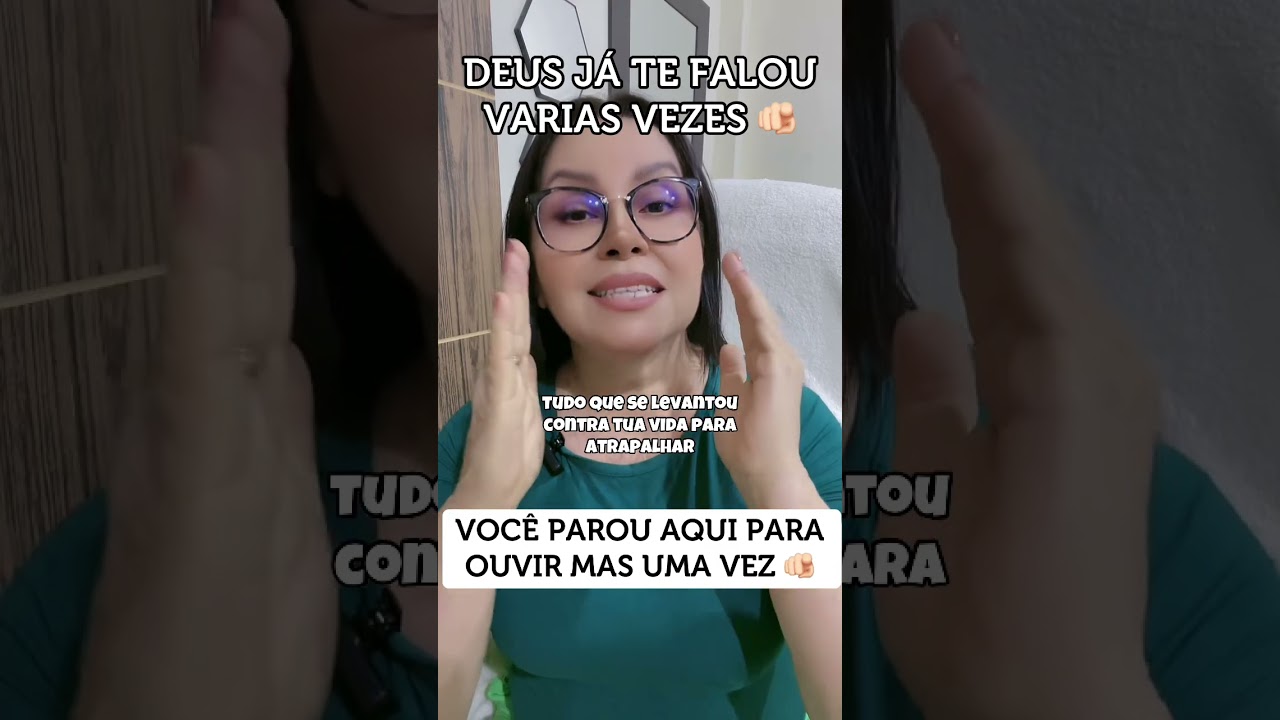 DEUS JÁ TE FALOU VARIAS VEZES 🫵🏻✅
