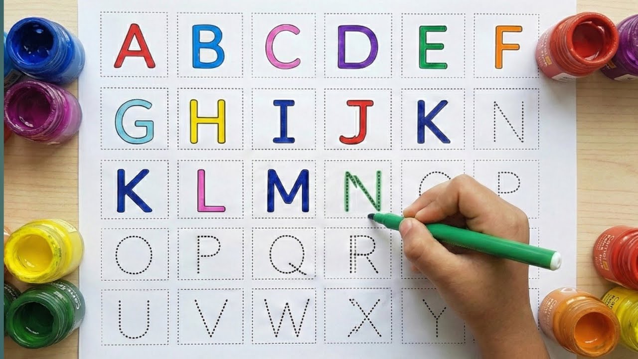 ABCD Drawing for kids| a to z rhymes songs|