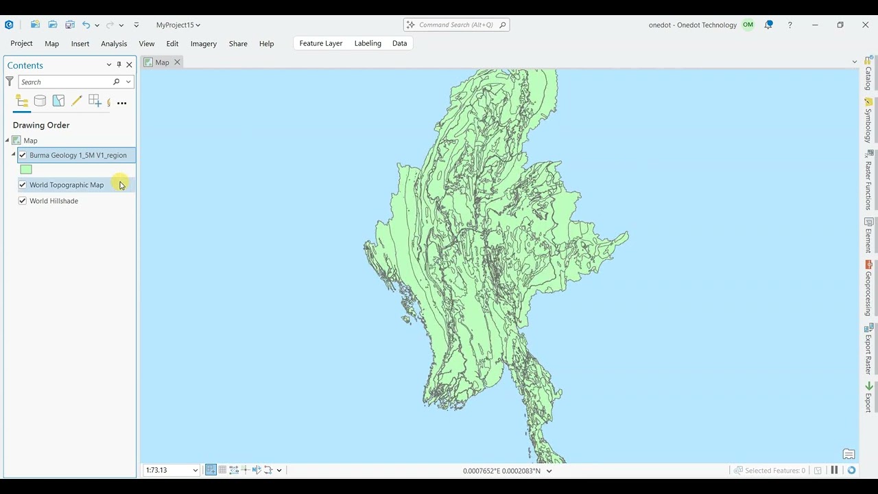 Myanmar Regional Geology Map Download Tutorial