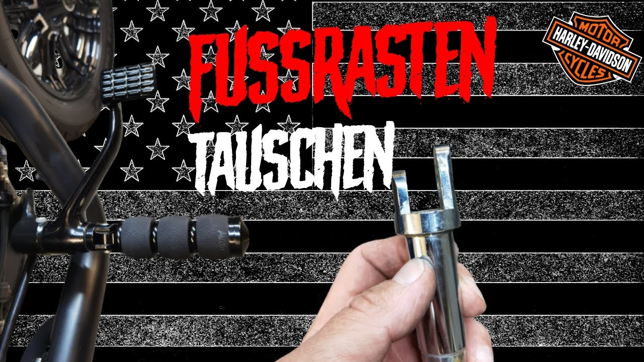 ♠️ Fussrasten an einer Forty Eight tauschen ♠️ | How to | Step by Step | HARLEY DAVIDSON