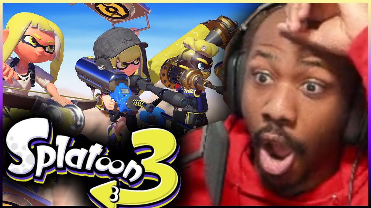 MY REACTION TO SPLATOON 3 TRAILER