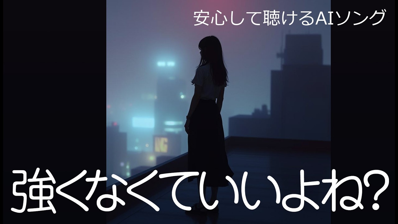 【大丈夫って言い過ぎた日の夜】★夜によりそうAIソング