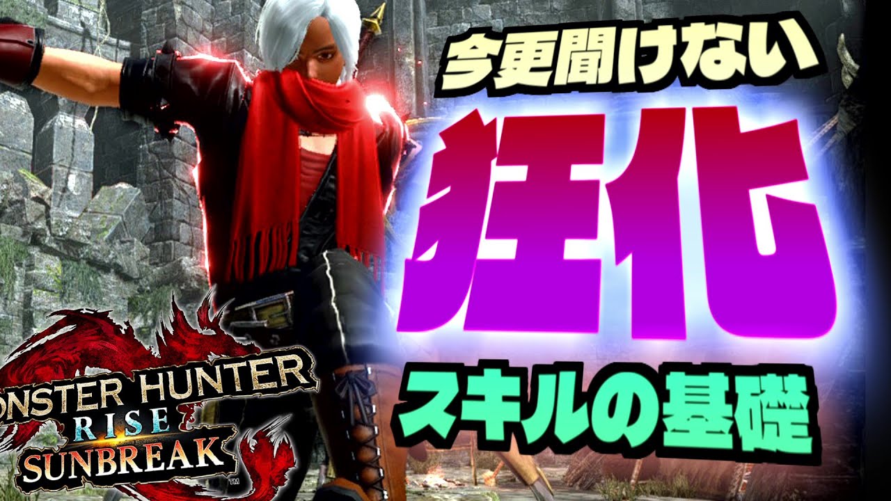 今からでも間に合う、狂化スキルの基礎知識【モンスターハンターサンブレイク】【双剣の必須項目】