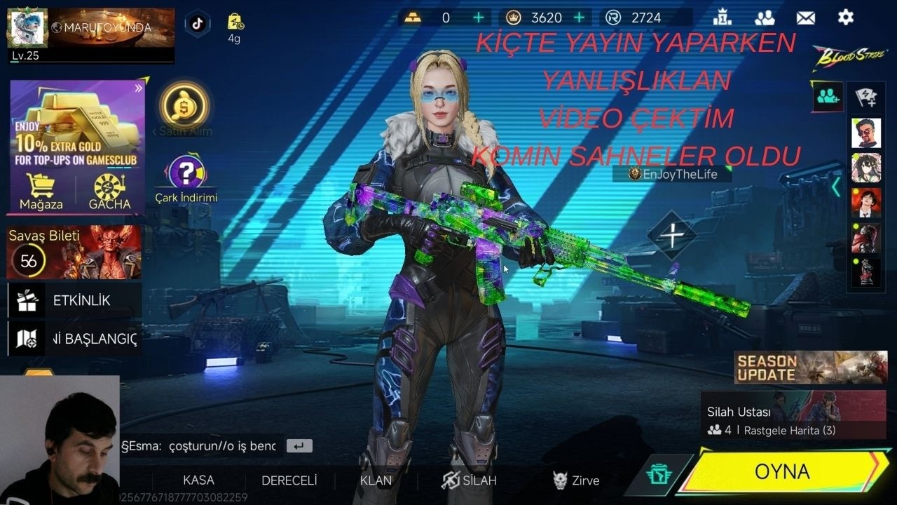 Blood Strike YAYINDA YANLIŞLIKLAN VİDEO ÇEKTİM BENDEN HABERSİZ KOMİK ANLAR OLDU 😂