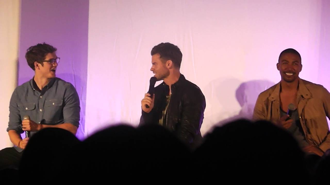 Daniel Sharman, Daniel Gillies and Charles M. Davis at Bloody Night Con Barcelona 2016