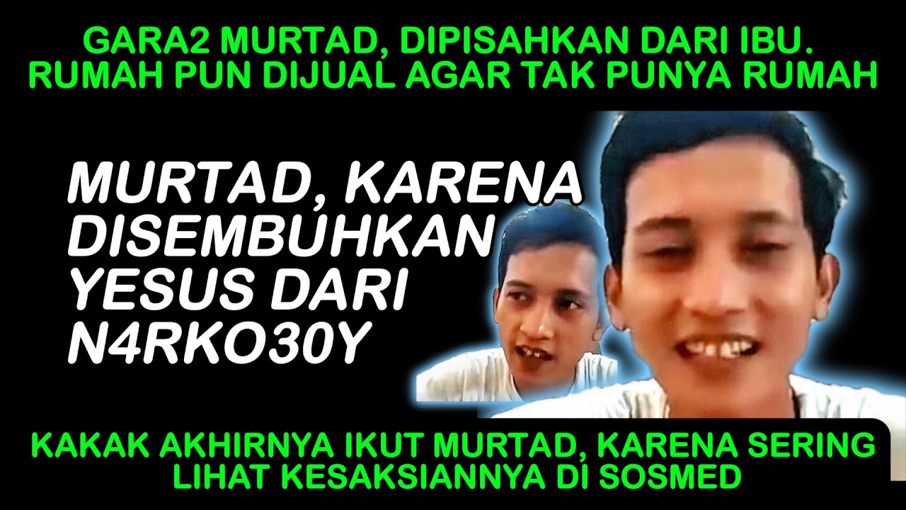 SERING LIHAT KESAKSIAN ADIK DI SOSMED, KAKAK IKUT MURTAD
