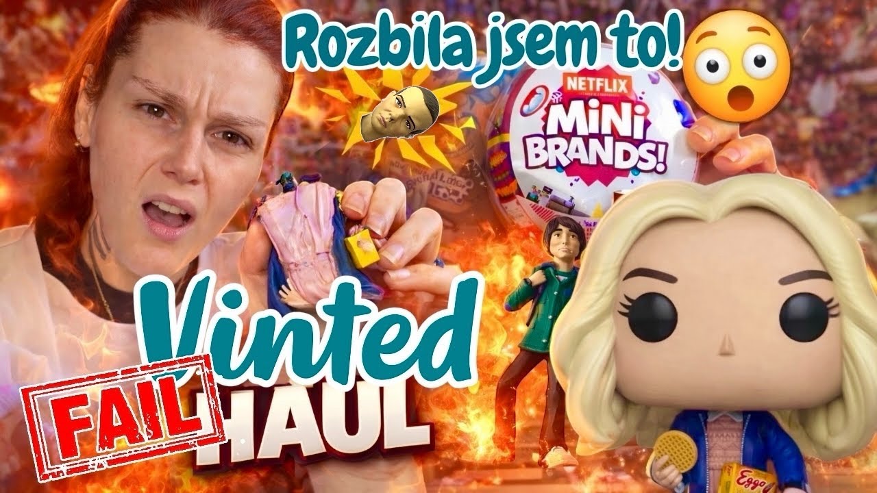 Rozbila jsem figurku za LITR?! 😩 | Vinted FAIL Haul 