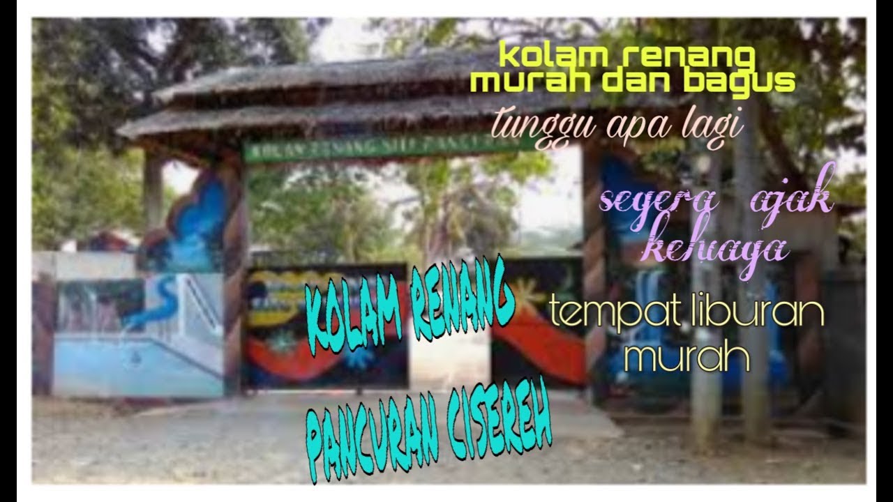 Kolam renang pancuran cisereh Balaraja.
