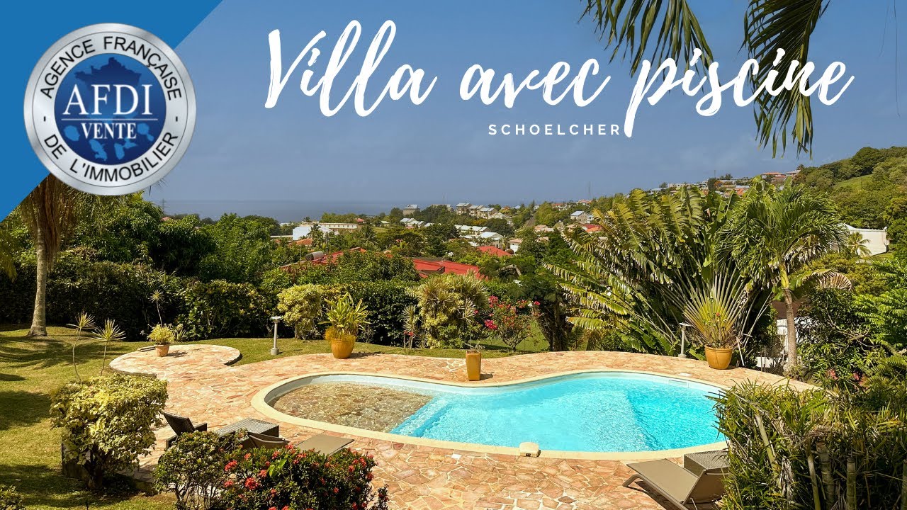 Villa T6 avec piscine à Schoelcher (Martinique)