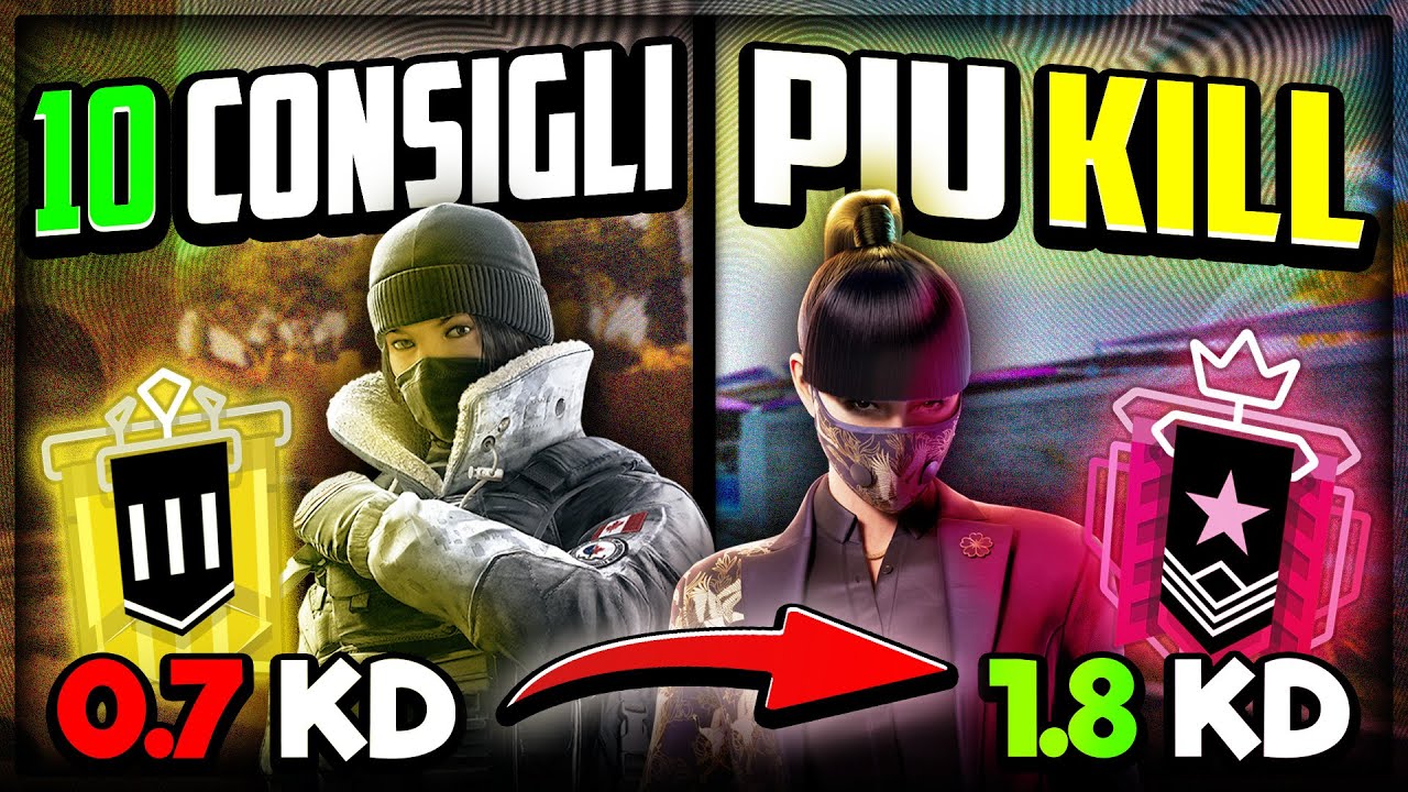 10 CONSIGLI per FARE PIU KILL e MIGLIORARE LA MIRA su RAINBOW SIX SIEGE!