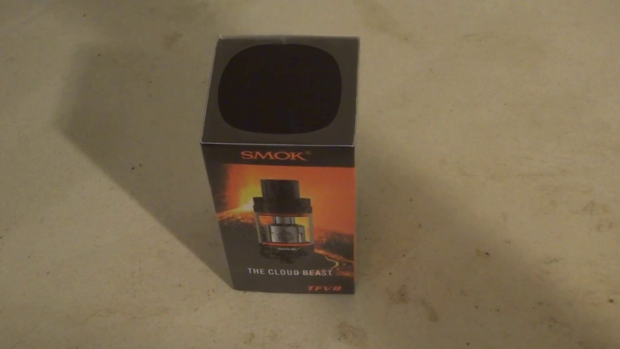 UNBOXiNG REViEW OF SMOK BLACK TFV8 THE CLOUD BEAST PT.1 OF 2