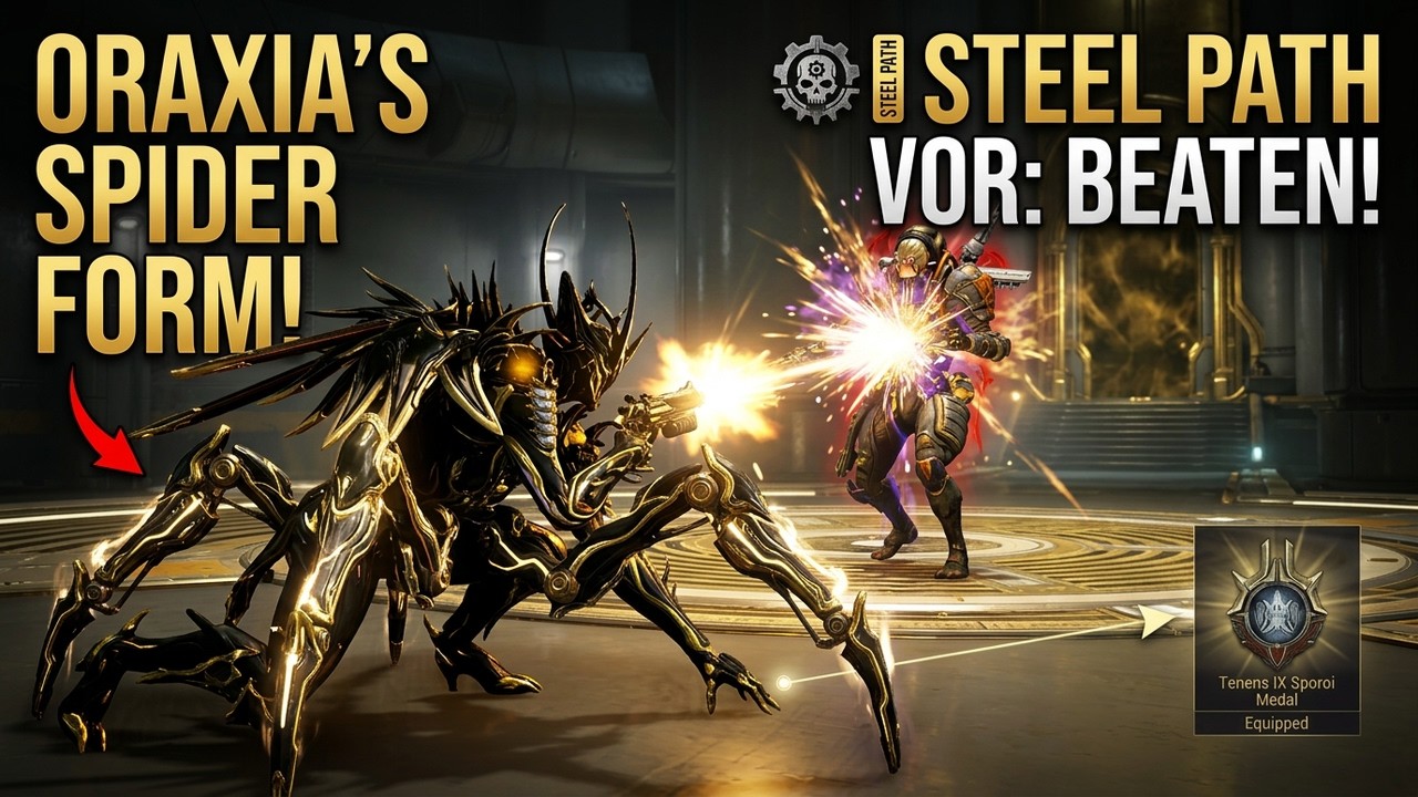 Defeat Janus Captain Vor with the Tenens IX Sporoi Medal equipped - Warframe - Oraxia - 2026