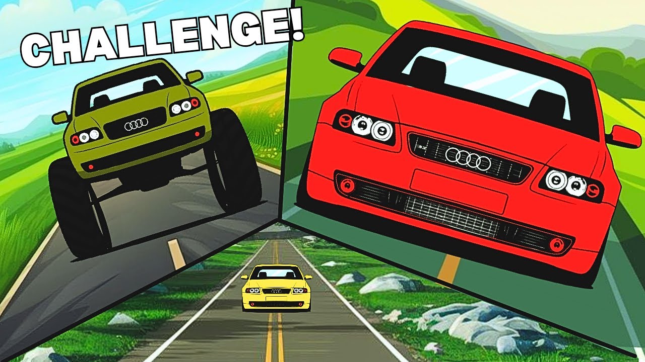 Big and Small Cars in Different Challenges! | BeamNG.drive 02