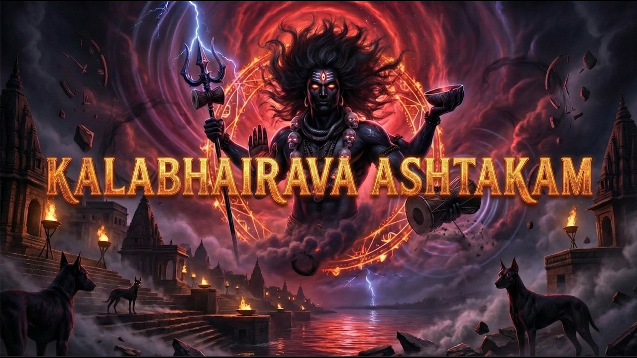 Kalabhairava Ashtakam  | Powerful Bhairav Chant | Dark Shiva Invocation | Psy-Trance Metal Fusion