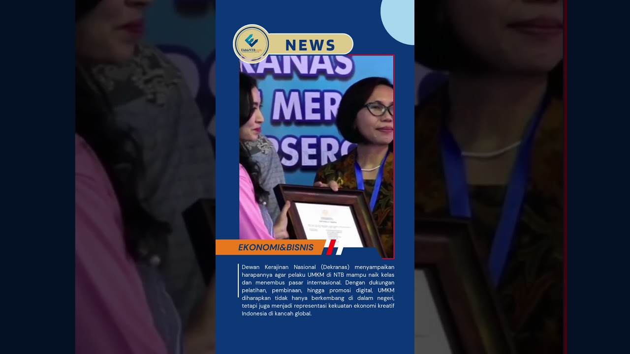 Dekranas Dorong Transformasi UMKM NTB ke Level Internasional