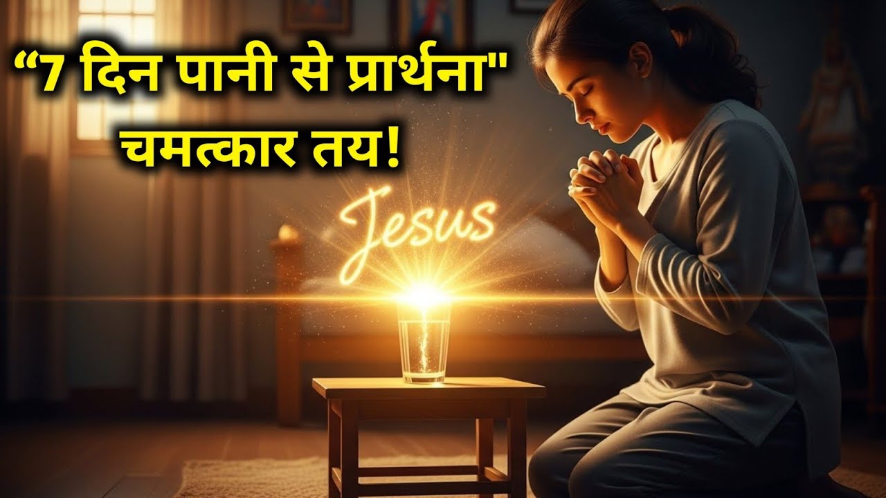 👉 पानी की चमत्कारी प्रार्थना | एक गिलास पानी बदल देगा जीवन | Jesus Miracle Prayer