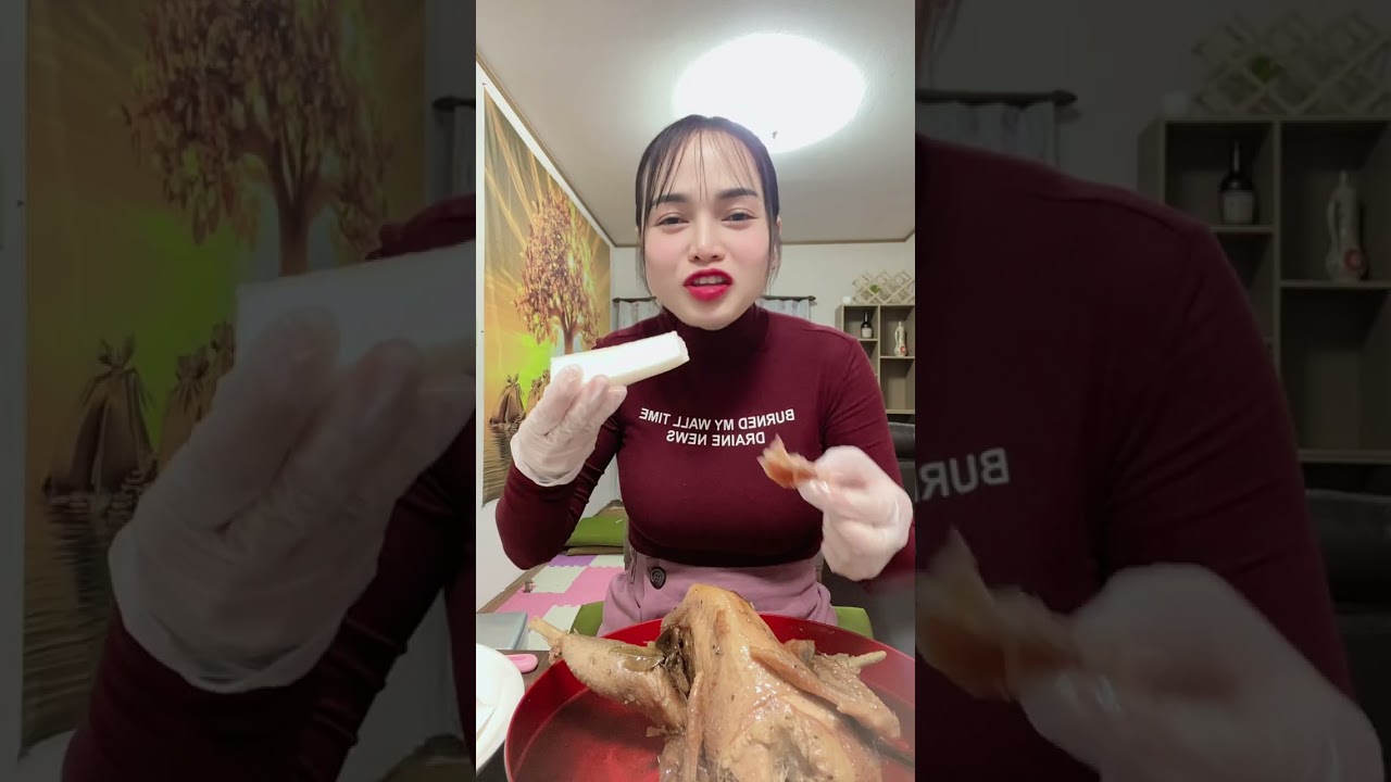 bukbang gà hấp mắm nhỉ 