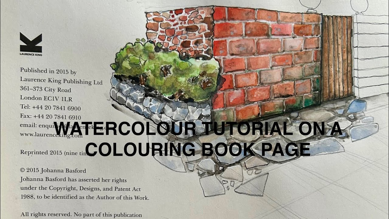 Beginner’s Tutorial: Painting brickworks,stones, pavements with watercolours