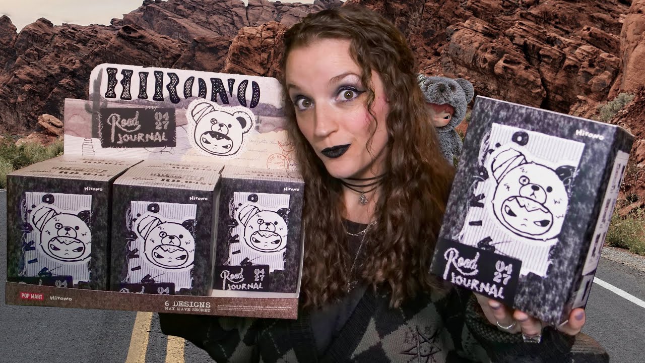 MY DREAM HIRONO SERIES 🧸🖤 Pop Mart Hirono Road Journal Plush Pendant Full Set Unboxing