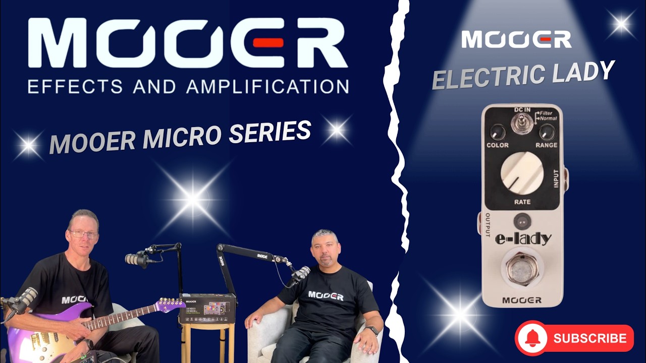 Mooer Electric Lady - A classic analogue flanger pedal