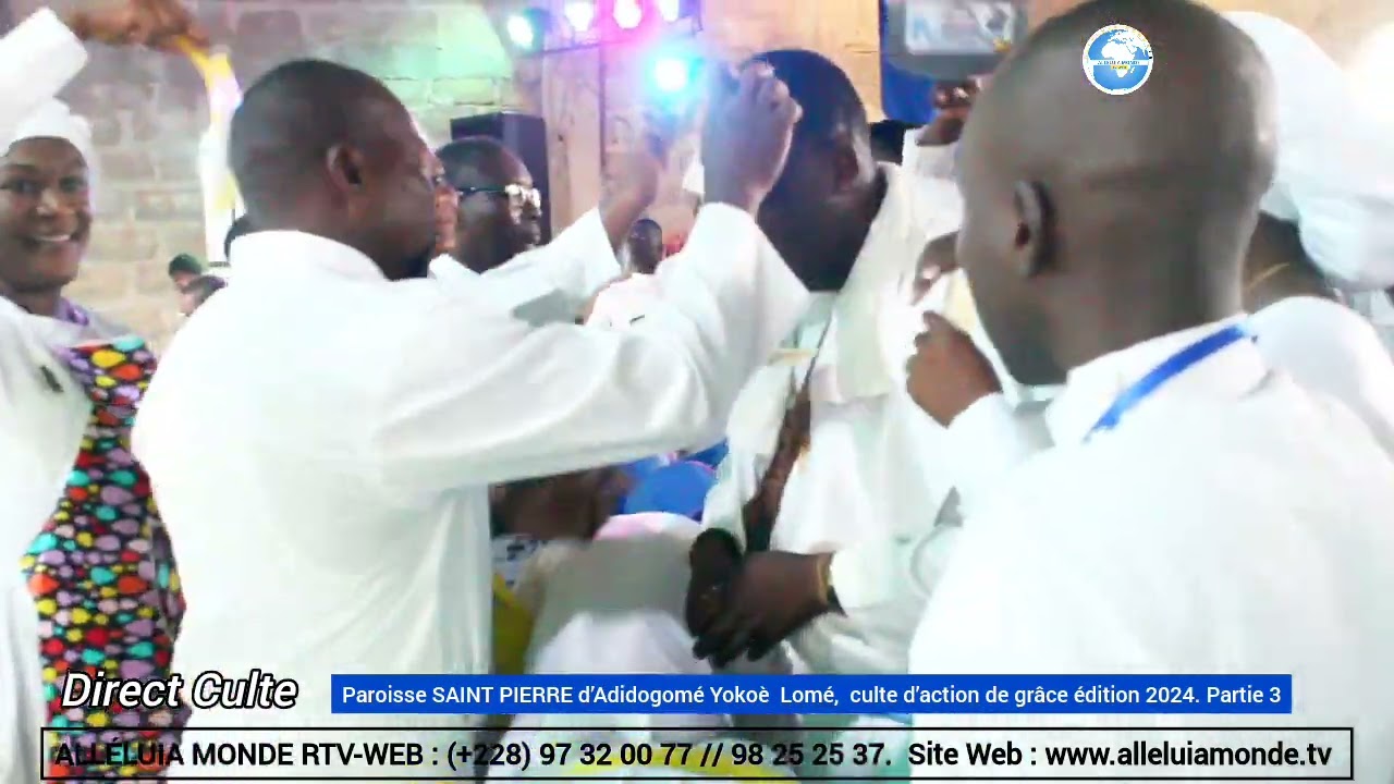 Saint Pierre d’Adidogomé Yokoè Lomé,  action de grâce 2024. Partie 3