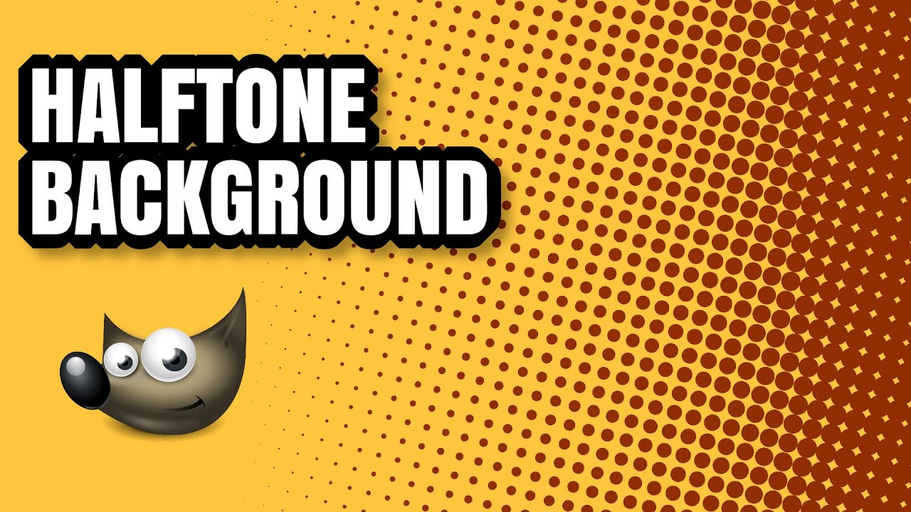 How to Create a Halftone Background in Gimp