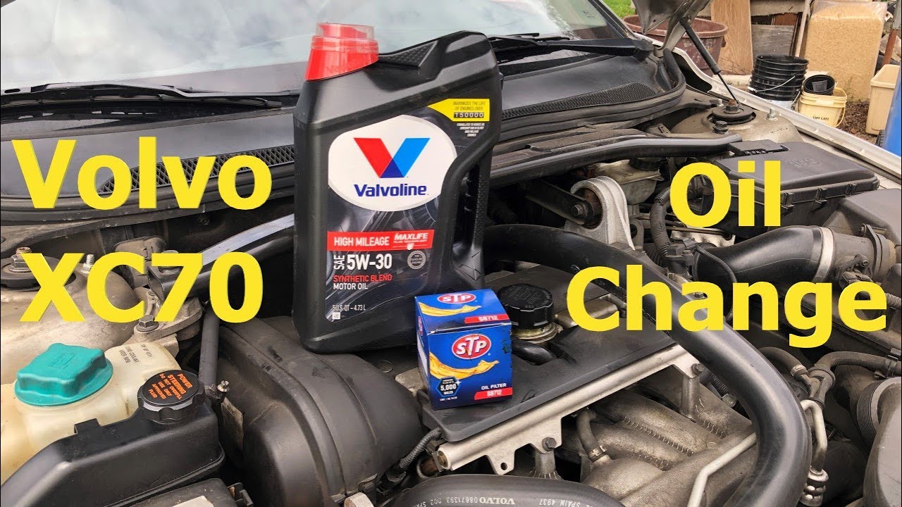 How To - 2004 Volvo XC70 oil change step by step.