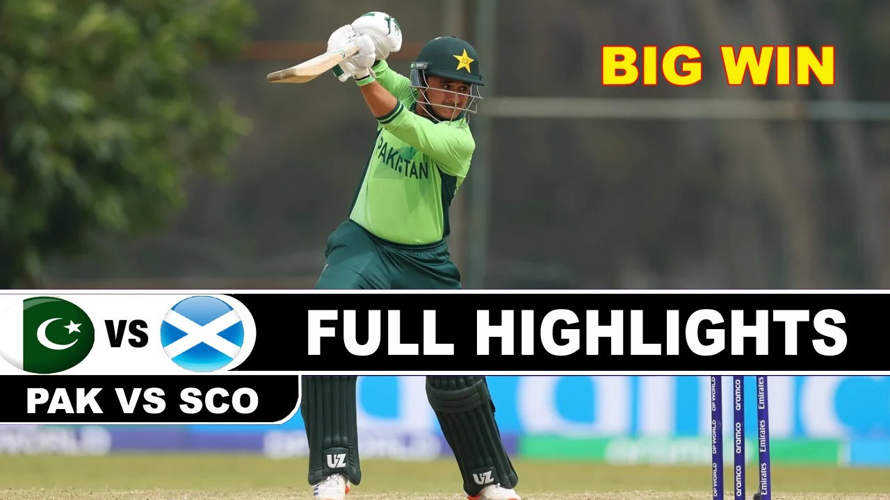 FULL HIGHLIGHTS | PAKISTAN VS SCOTLAND ICC U9 WORLD CUP 2026 MATCH HIGHLIGHTS |PAK VS SCO HIGHLIGHTS