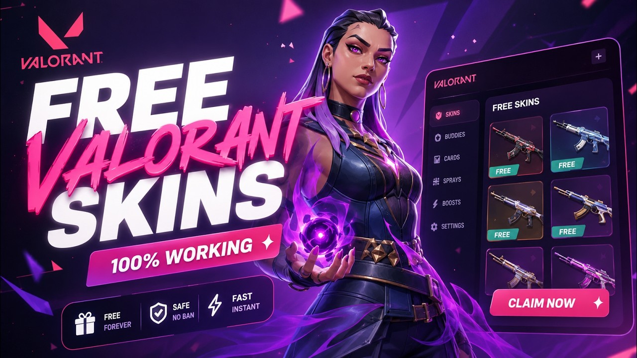 Free Valorant Skins 2026 | How to Get Free Skins Easily (Working)
