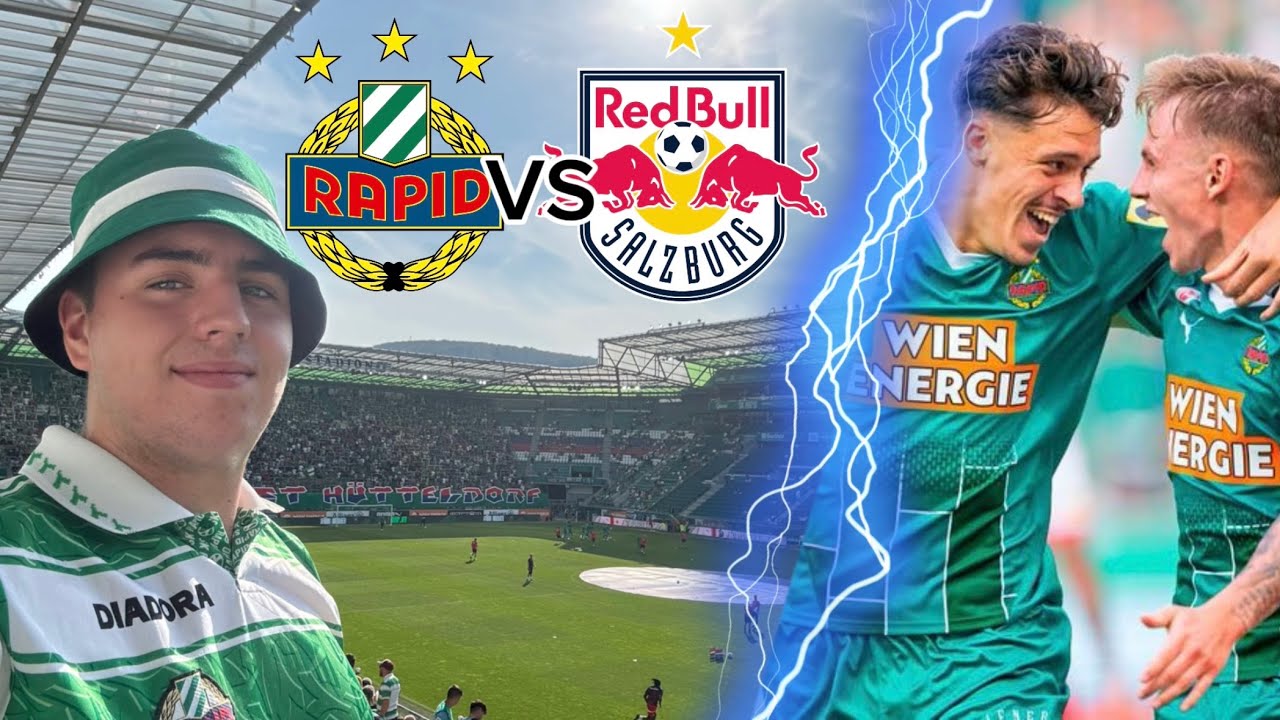 RAPID gegen RB SALZBURG | Admiral Bundesliga | Torfest im Topspiel in Wien | Stadionvlog | Alexice99
