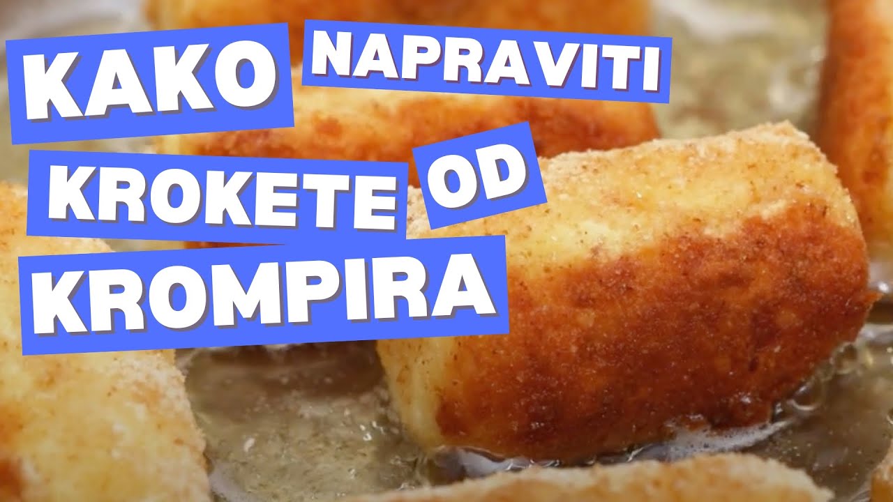 Kroketi od krompira | Kako napraviti krokete | Domaci recepti