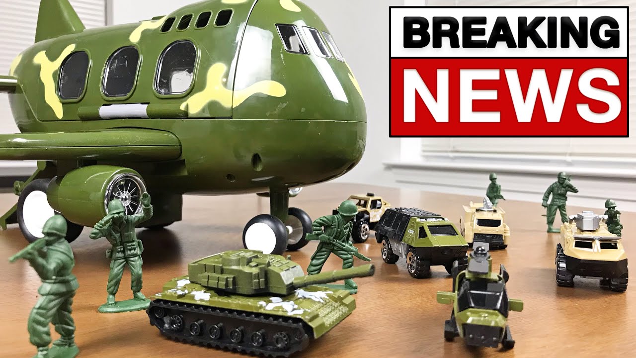Sending Military Tanks Helicopter Plane To The War Zone
