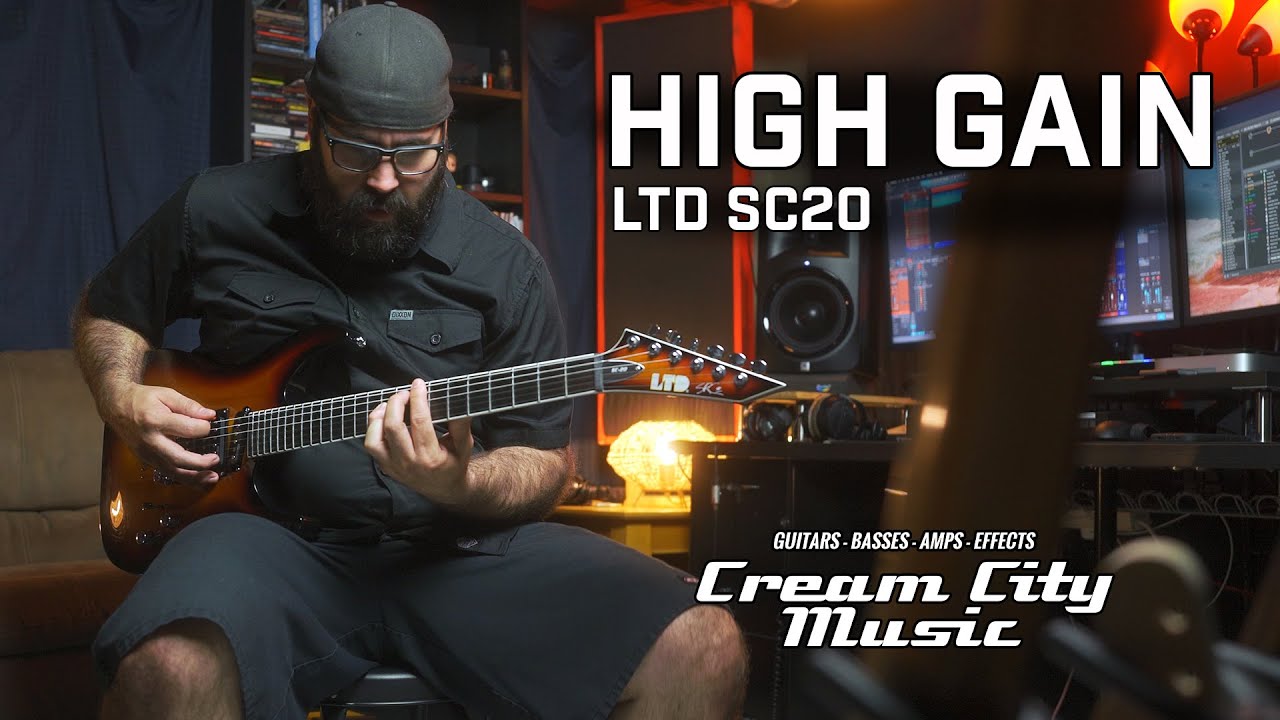 HIGH GAIN: ESP LTD Stephen Carpenter SC-20 Electric Guitar Demo