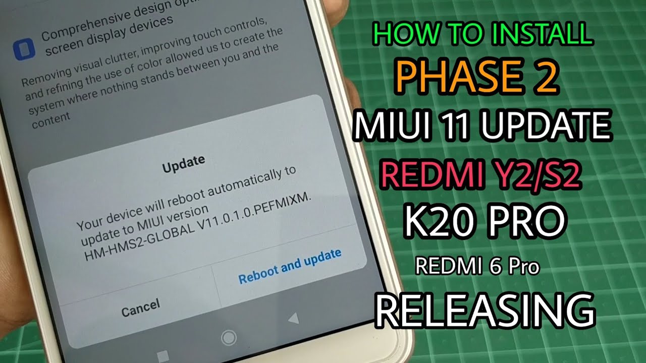 Redmi Y2/S2: Phase 2 miui 11 Update Releasing...