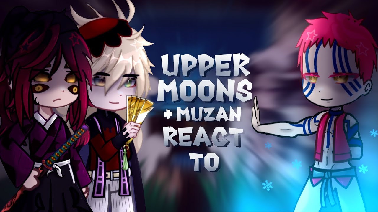 Upper Moons + Muzan React to Akaza vs Tanjiro And Tomioka | Gacha React